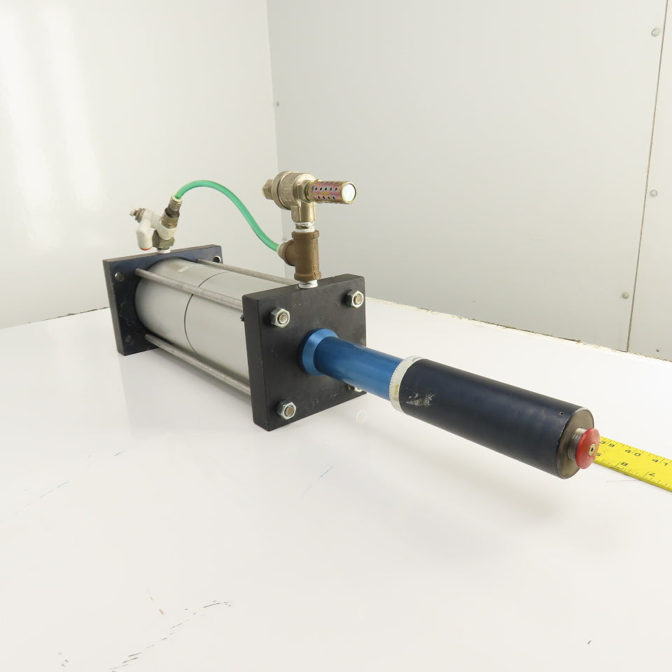 Fabco-Air MP5X6X2X1FFA-TFR-AS-BR Double Acting Air Cylinder 5" Bore 6" Stroke