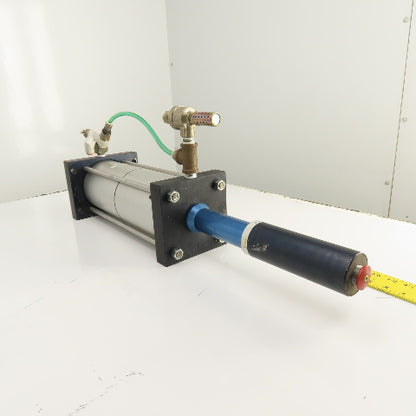 Fabco-Air MP5X6X2X1FFA-TFR-AS-BR Double Acting Air Cylinder 5" Bore 6" Stroke