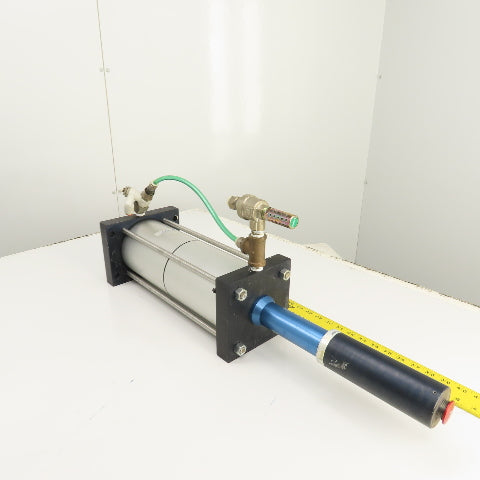 Fabco-Air MP5X6X2X1FFA-TFR-AS-BR Double Acting Air Cylinder 5" Bore 6" Stroke