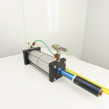 Fabco-Air MP5X6X2X1FFA-TFR-AS-BR Double Acting Air Cylinder 5" Bore 6" Stroke