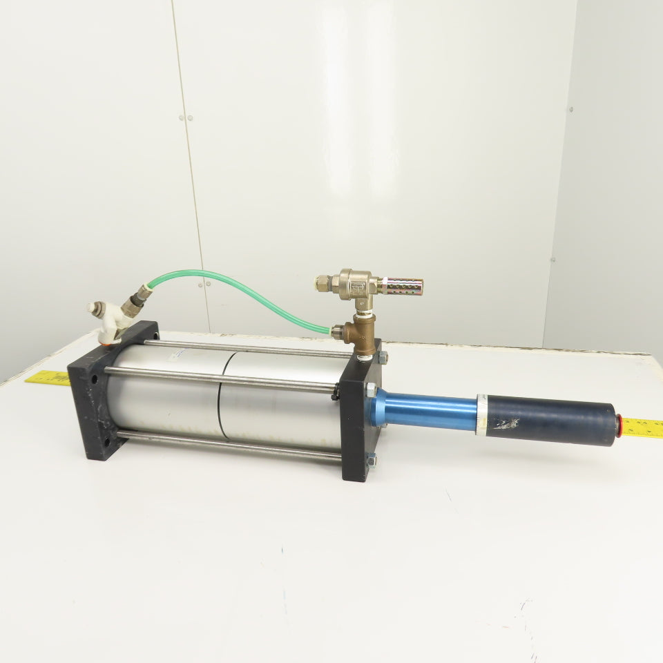 Fabco-Air MP5X6X2X1FFA-TFR-AS-BR Double Acting Air Cylinder 5" Bore 6" Stroke