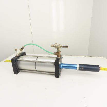 Fabco-Air MP5X6X2X1FFA-TFR-AS-BR Double Acting Air Cylinder 5" Bore 6" Stroke