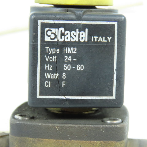 Castel 1078/5S.E Normally Closed Solenoid Valve 24VDC 40 Bar