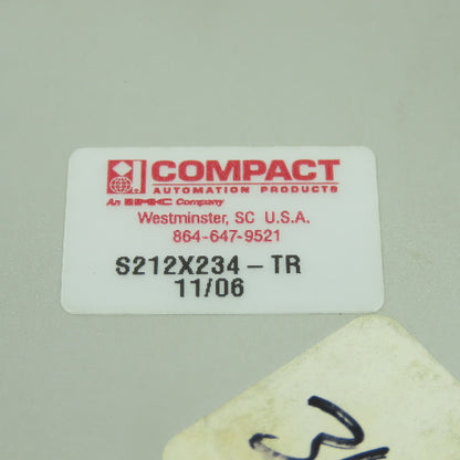 Compact Automation S212X234-TR Double Acting Pneumatic Cylinder 2-3/4" Stroke