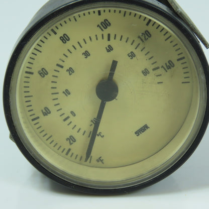 Stork 2.5" Panel Mount Temperature Gauge 0-60°C 0-140°F (Short Lead)