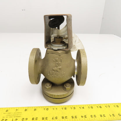 Satchwell ND16 VSF 1476 20mm Flange 3 Port Seat Valve