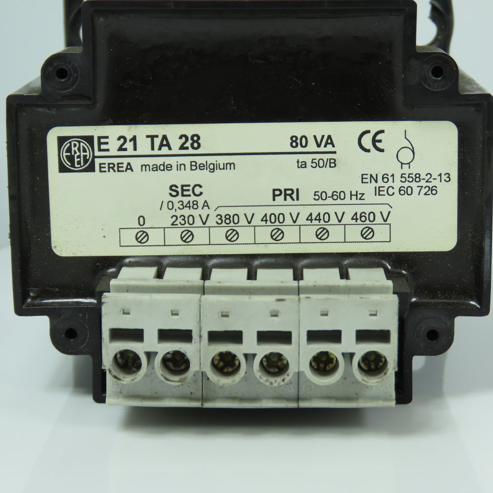 Erea E21TA28 80VA Transformer Pri 380-400-440-460V Sec 230V From TMS 2000 Dryer