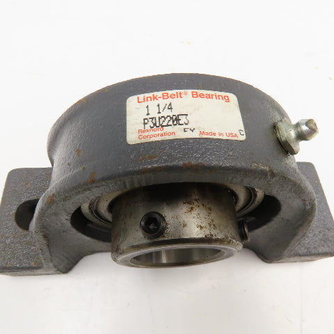 Link Belt P3U220E3 1-1/4" Bore 2 Bolt Mount Pillow Block Bearing NNB