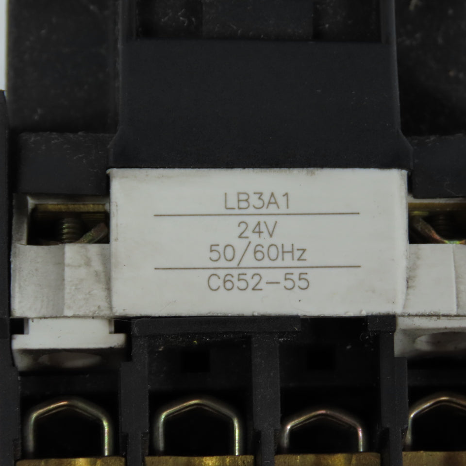 General Electric CL03A310M 3-Pole Power Contactor 45A 600V Max 24V DC Coil