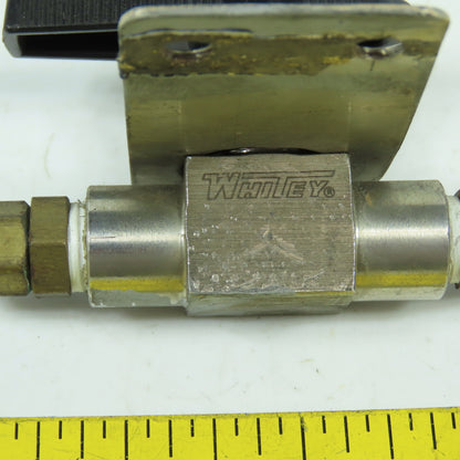 Whitey SS-43F4 One Piece Ball Valve