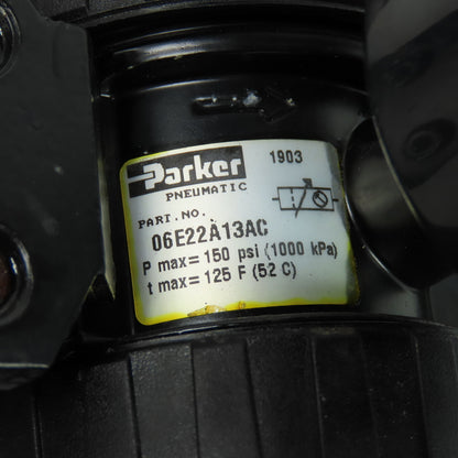 Parker 06E22A13AC Pneumatic Filter Regulator 150PSI 3/8" NPT