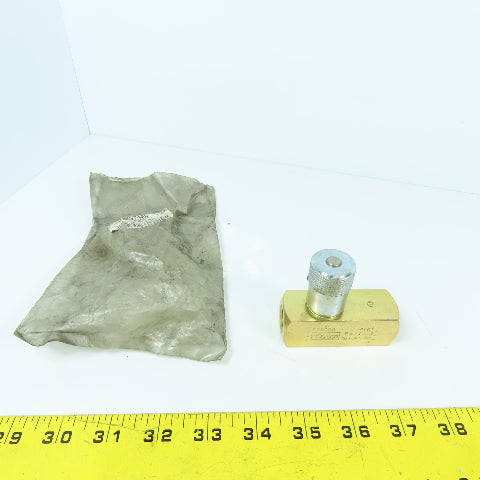 Parker PF600B ParTrol 3/8" Inline Flow Control Valve 138 Bar 2000PSI