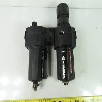 Norgren B74G-4AK-AD1-RMG Pneumatic Filter Regulator 250PSI 1/2" NPT L74M-4AP-QDN