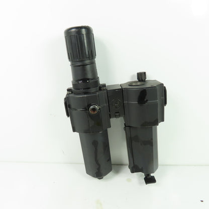 Norgren B74G-4AK-AD1-RMG Pneumatic Filter Regulator 250PSI 1/2" NPT L74M-4AP-QDN