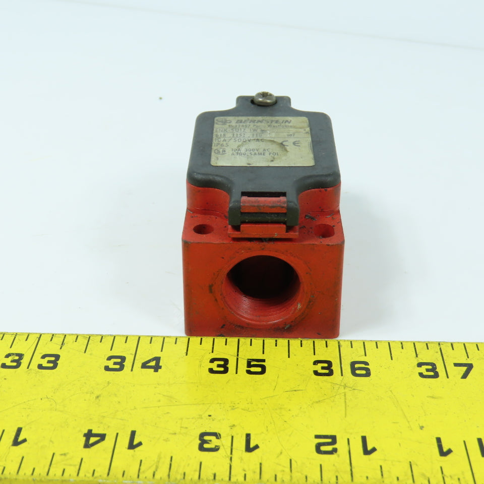Bernstein 618.1152.110 Plunger Limit Switch 10A 500VAC IP65