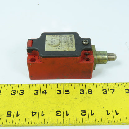 Bernstein 618.1152.110 Plunger Limit Switch 10A 500VAC IP65