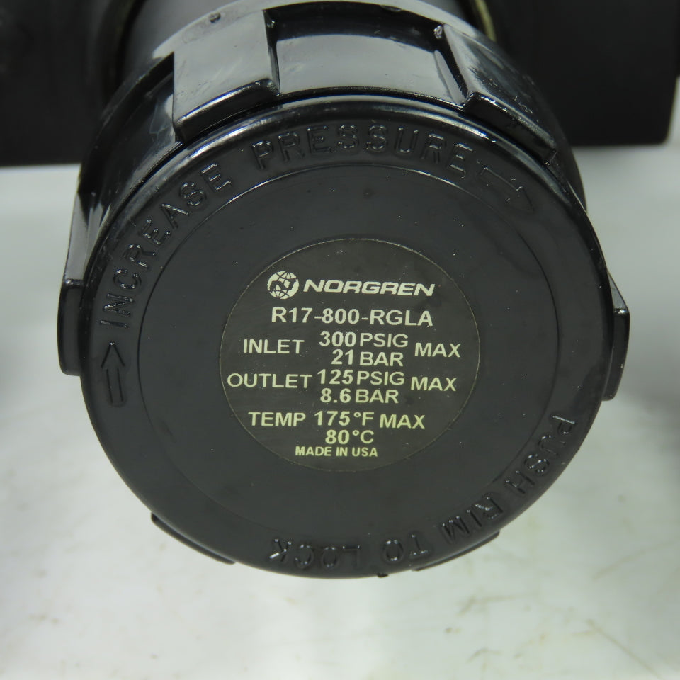 Norgren R17-800-RGLA Pneumatic Filter Regulator 1" NPT L17-800-MPDA F17-800-A1DA