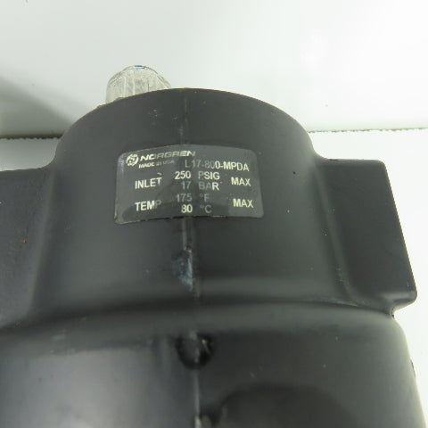Norgren R17-800-RGLA Pneumatic Filter Regulator 1" NPT L17-800-MPDA F17-800-A1DA