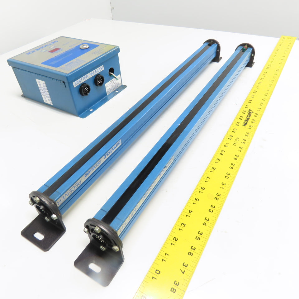 Pinnacle MG-24-8K-SMB-MO-20 Microguard Safety Light Curtain Receiver/Emitter