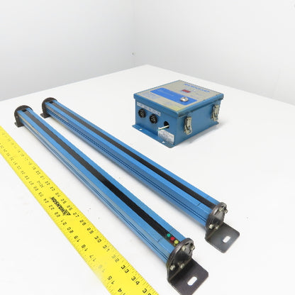 Pinnacle MG-24-8K-SMB-MO-20 Microguard Safety Light Curtain Receiver/Emitter