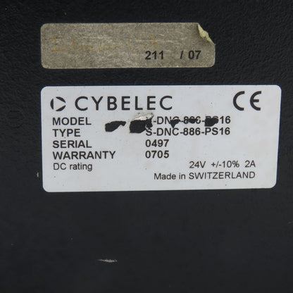 Cybelec S-DNC-886-PS16 Operator Interface Control Station Monitor From Strippet