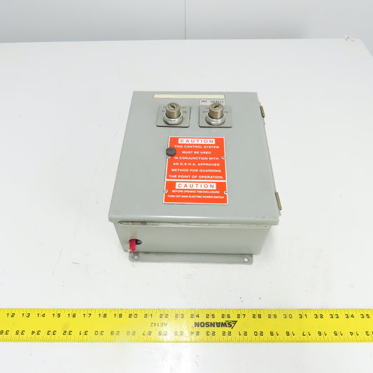 Traid 130PB-HY-S0S Control System Enclosure From Strippet Machine 120V 1Ph 3A