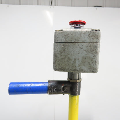 Lipper Twin 632-S Foot Control Pedal Operator Switch Stand E-Stop 125-250VAC 1Ph
