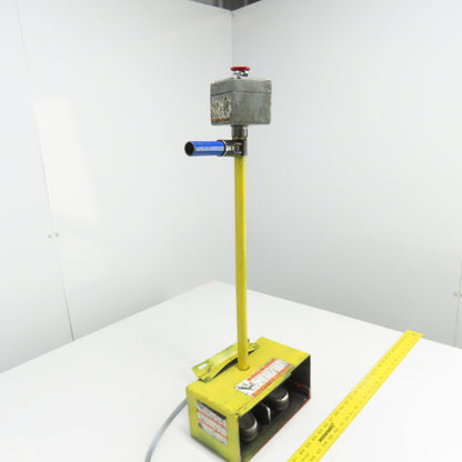 Lipper Twin 632-S Foot Control Pedal Operator Switch Stand E-Stop 125-250VAC 1Ph