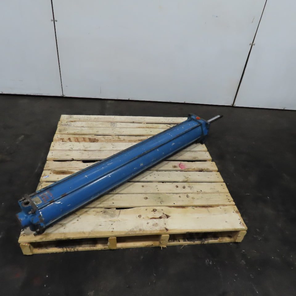 Nopak 6" Bore 54" Stroke 10" Rod Projection Double Acting Air Cylinder