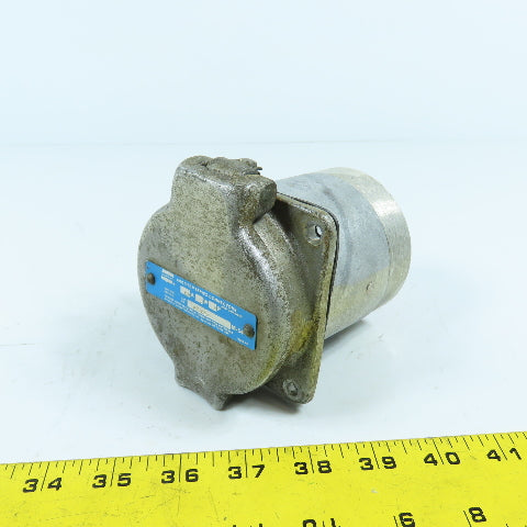 Crouse Hinds AR6642 Arktite 60A 3-Wire 4-Pole Female Plug-In Receptacle 600VAC