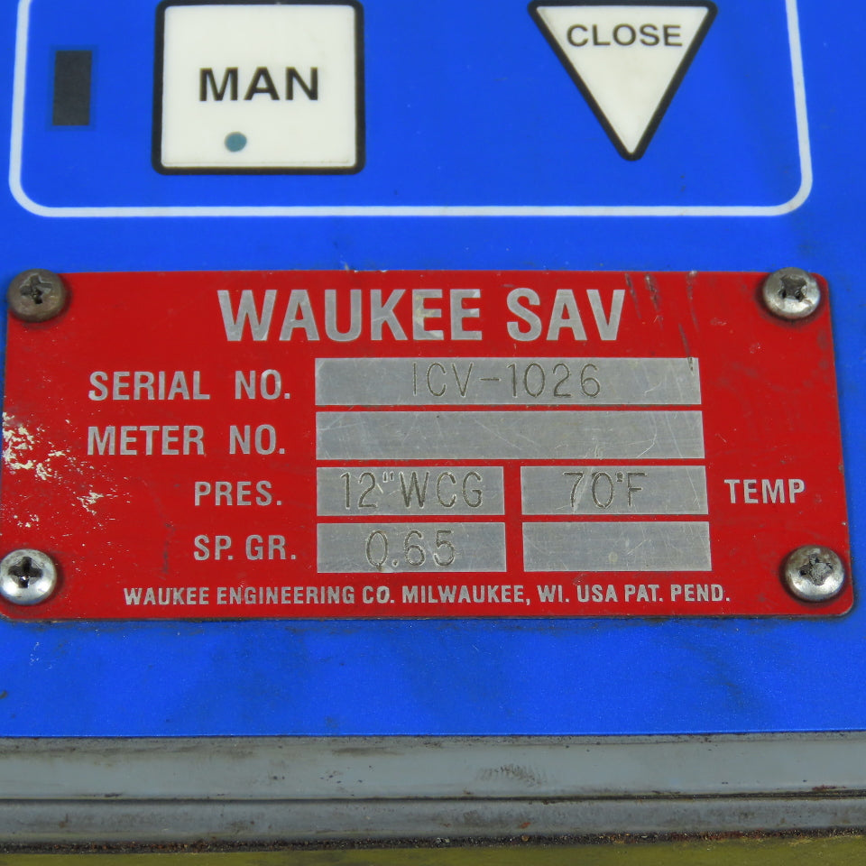 Waukee SAV Stand Alone Valve Flow Controller 12" WCG 70°F