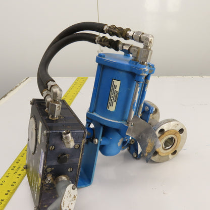 Kentrol P-2000 1" Stainless Steel Ball Valve W/ Actuator & Positioner 4-20Ma