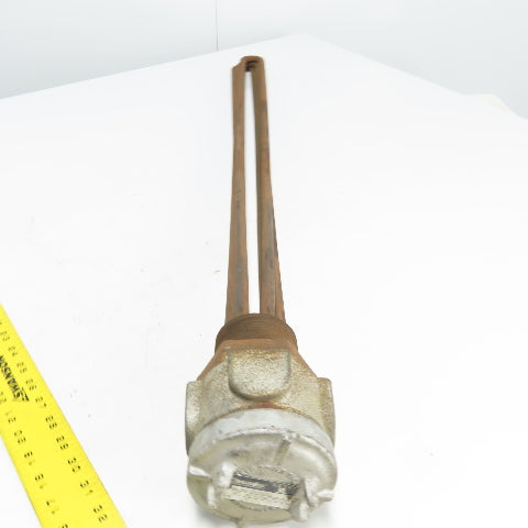 Chromalox N0MT0-360E2 Screw Plug Immersion Heater 480V 3Ph 38" OAL