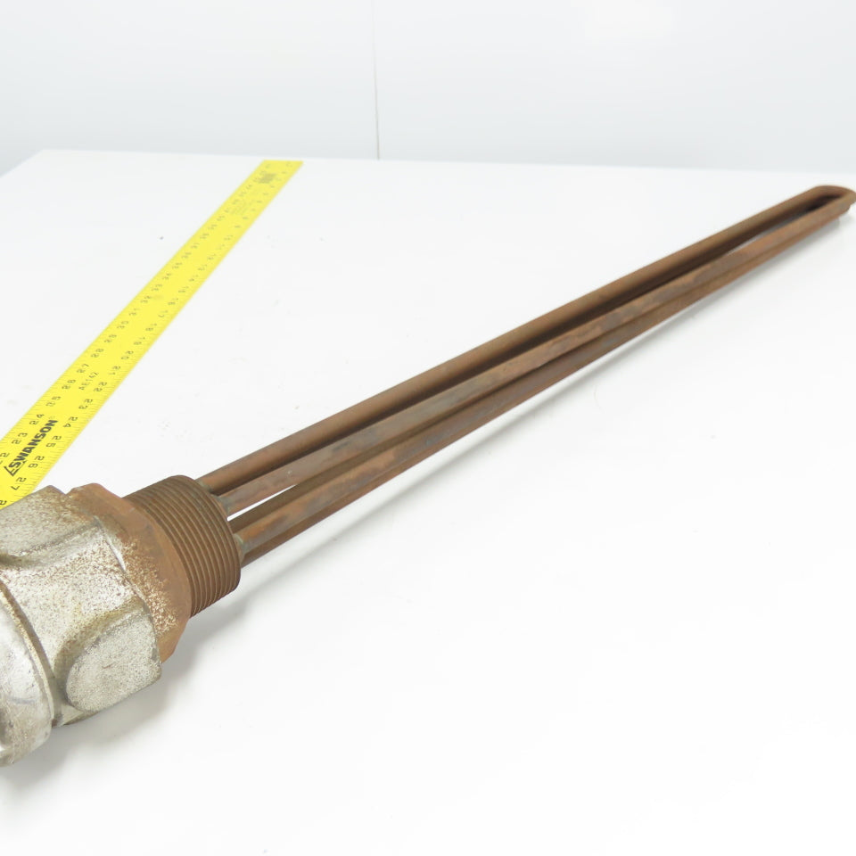 Chromalox N0MT0-360E2 Screw Plug Immersion Heater 480V 3Ph 38" OAL