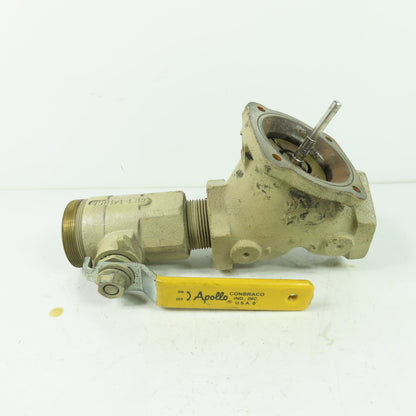 Aquamation 424-A Diaphragm Valve 1-1/4" NPT W/ Shutoff
