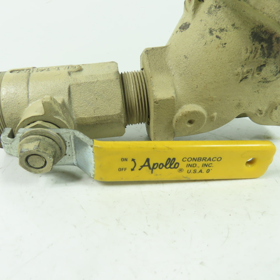 Aquamation 424-A Diaphragm Valve 1-1/4" NPT W/ Shutoff