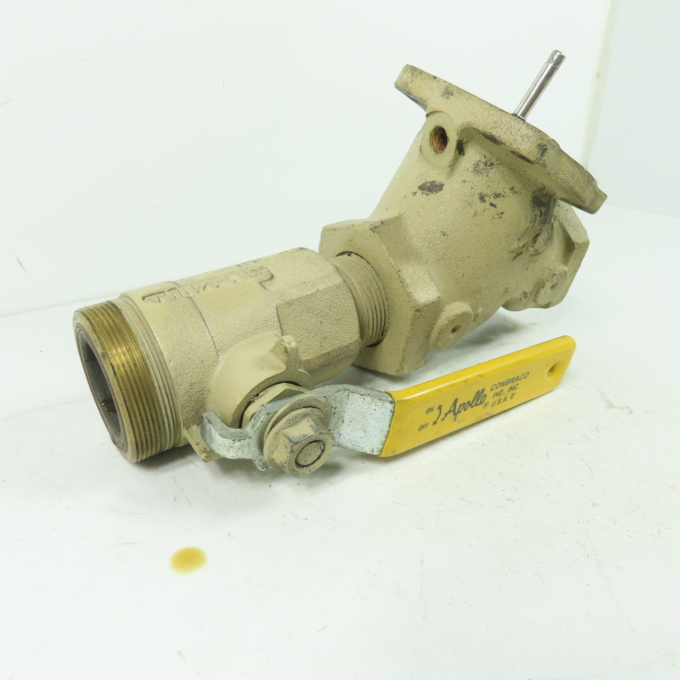 Aquamation 424-A Diaphragm Valve 1-1/4" NPT W/ Shutoff