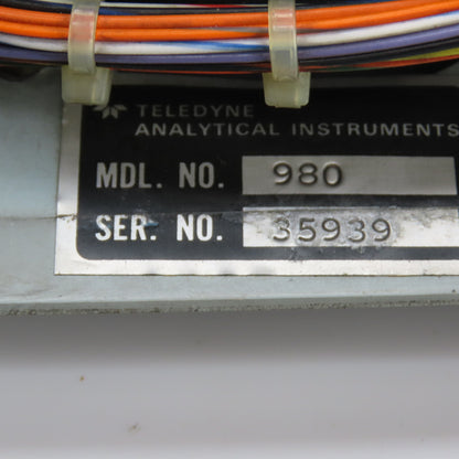 Teledyne Analytical Instruments Model 980 Oxygen Analyzer 115V
