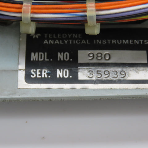 Teledyne Analytical Instruments Model 980 Oxygen Analyzer 115V