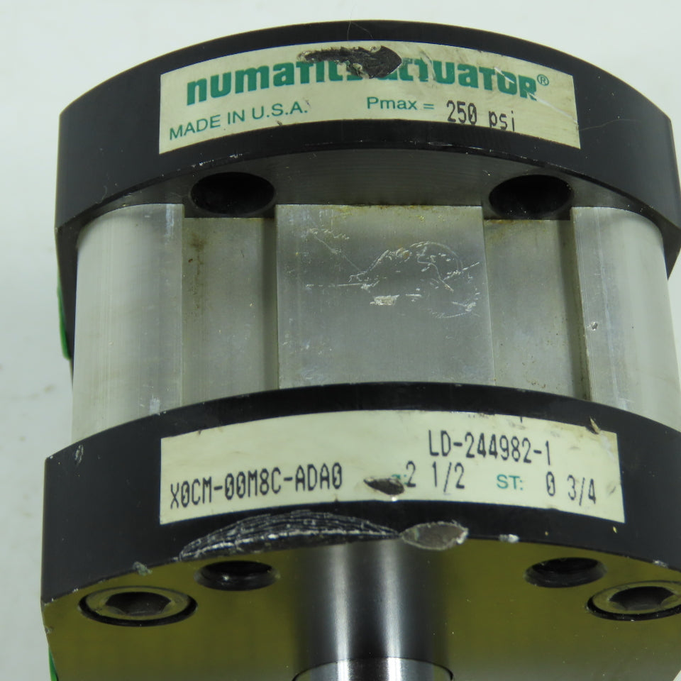 Numatics X0CM-00M8C-ADA0 Double Acting Air Cylinder 2-1/2" Bore 3/4" Stroke