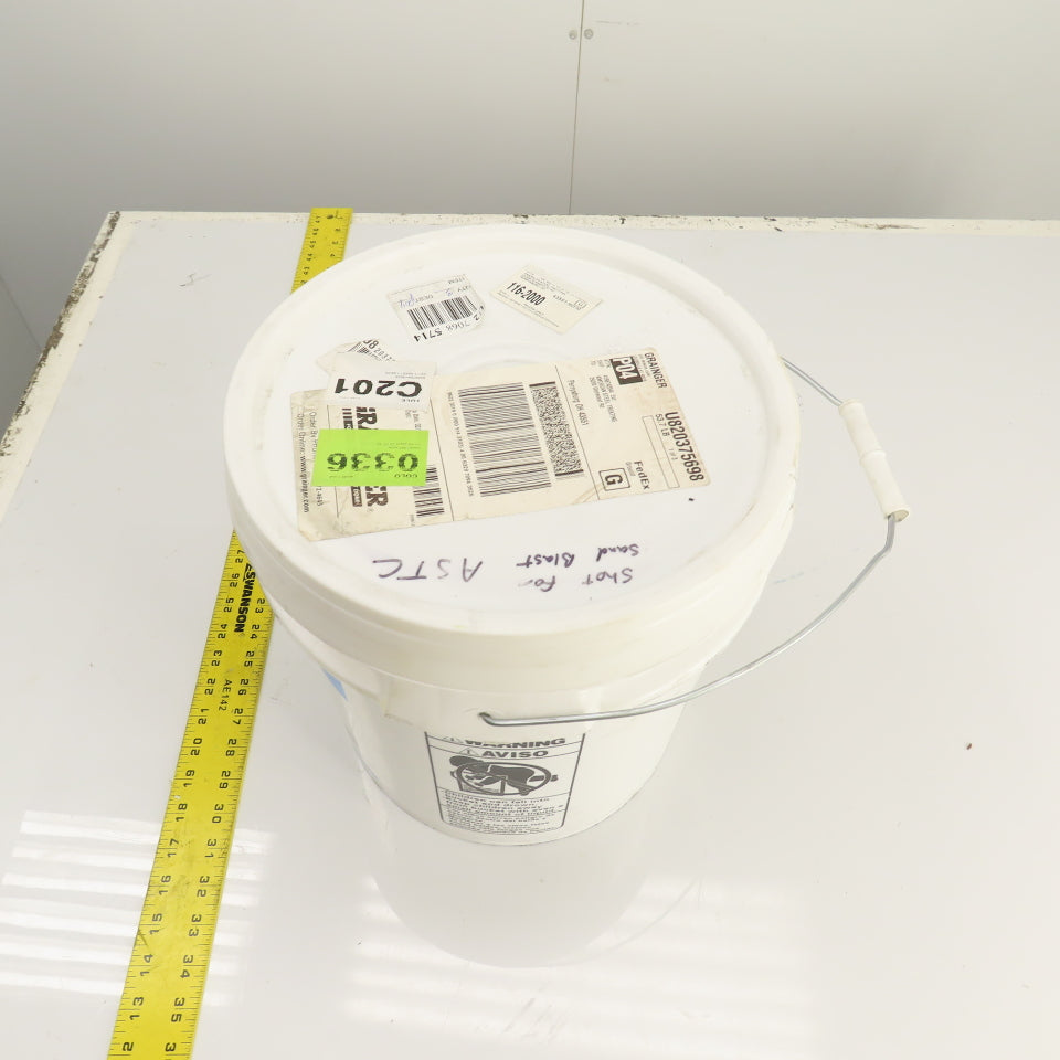 Potters 6ZC14 Ballotini Impact Glass Beads Blast Media 50-70 Mesh 50 Lb. Bucket