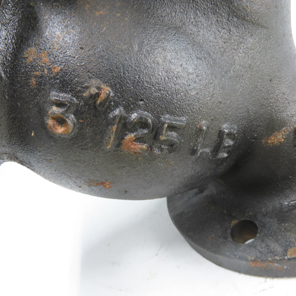 Keckley Style A 3" Flanged Cast Iron Y Strainer 125LB