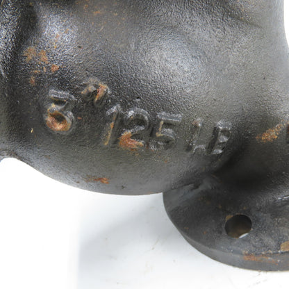 Keckley Style A 3" Flanged Cast Iron Y Strainer 125LB