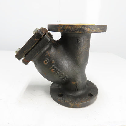 Keckley Style A 3" Flanged Cast Iron Y Strainer 125LB