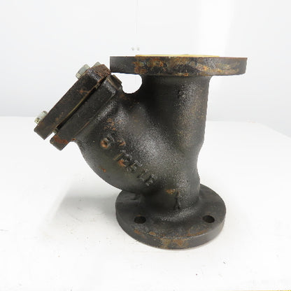 Keckley Style A 3" Flanged Cast Iron Y Strainer 125LB