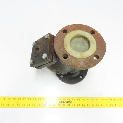 Keckley Style A 3" Flanged Cast Iron Y Strainer 125LB