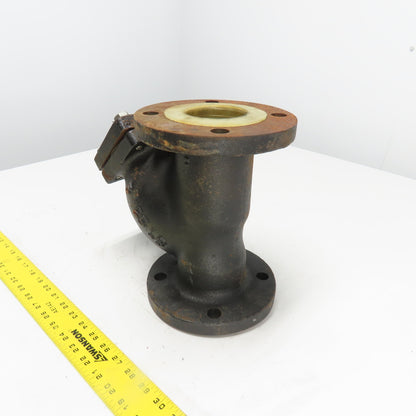 Keckley Style A 3" Flanged Cast Iron Y Strainer 125LB
