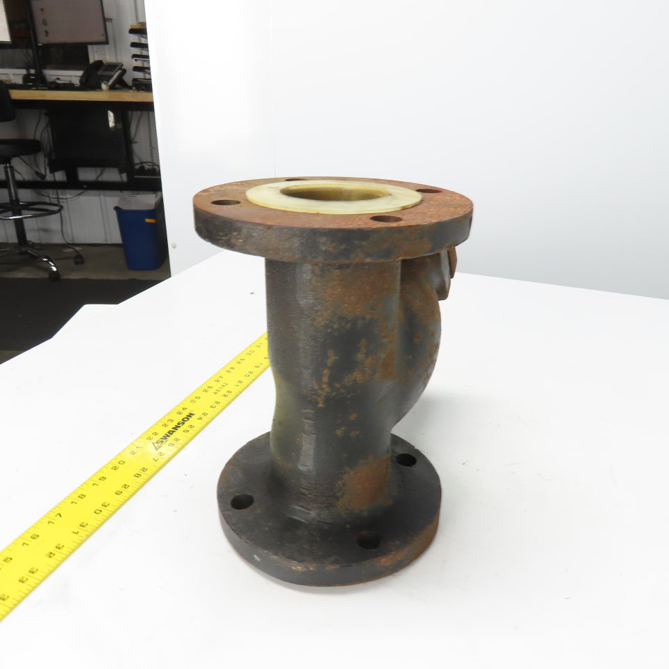 Keckley Style A 3" Flanged Cast Iron Y Strainer 125LB