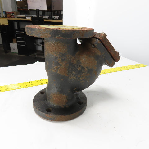 Keckley Style A 3" Flanged Cast Iron Y Strainer 125LB