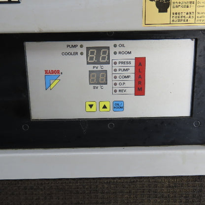 Habor HBO-250PTSB Oil Chiller Refrigeration Unit 20 L Tank R22 220V 3PH Tested